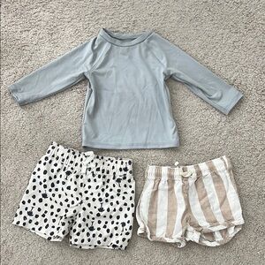 Toddler boys swim set and summer shorts